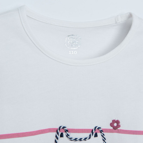 COOL CLUB MAJICA DUG RUKAV WHITE