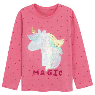 COOL CLUB MAJICA DUG RUKAV PINK