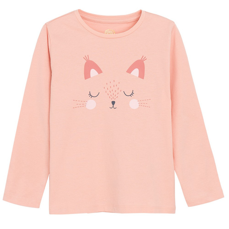 COOL CLUB MAJICA DUG RUKAV PINK