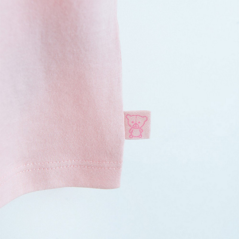 COOL CLUB MAJICA KRATAK RUKAV LIGHT PINK BOTANIC