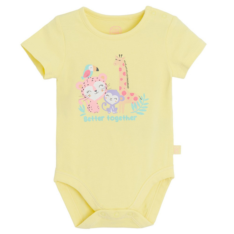 COOL CLUB BODI KRATAK RUKAV LIGHT YELLOW
