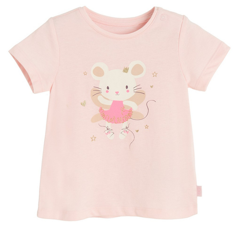 COOL CLUB MAJICA KRATAK RUKAV LIGHT PINK