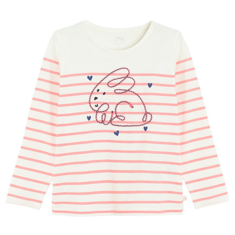 COOL CLUB MAJICA DUG RUKAV OFF WHITE