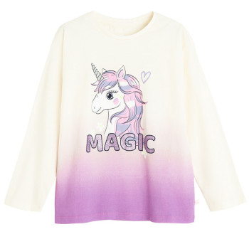 COOL CLUB MAJICA DUG RUKAV CREAMY 