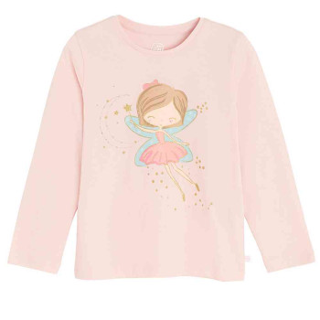 COOL CLUB MAJICA DUG RUKAV PINK 