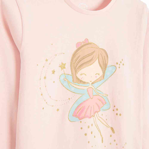 COOL CLUB MAJICA DUG RUKAV PINK 