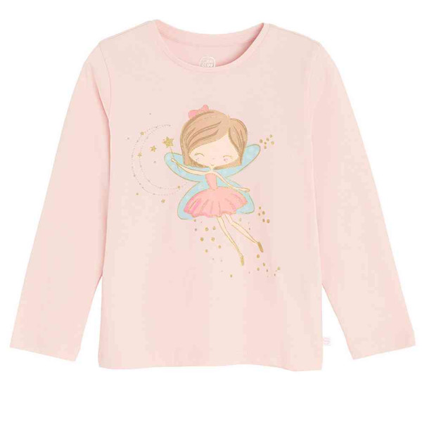 COOL CLUB MAJICA DUG RUKAV PINK 