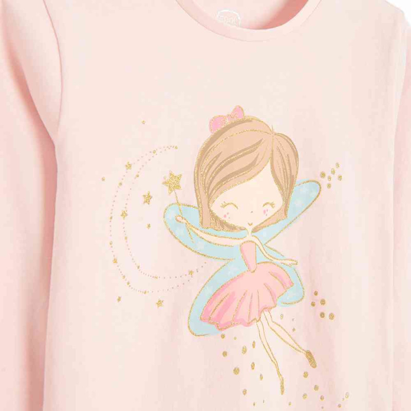 COOL CLUB MAJICA DUG RUKAV PINK 