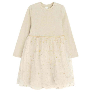 COOL CLUB HALJINA DUG RUKAV BEIGE
