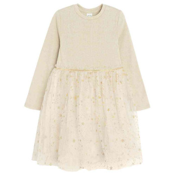 COOL CLUB HALJINA DUG RUKAV BEIGE 