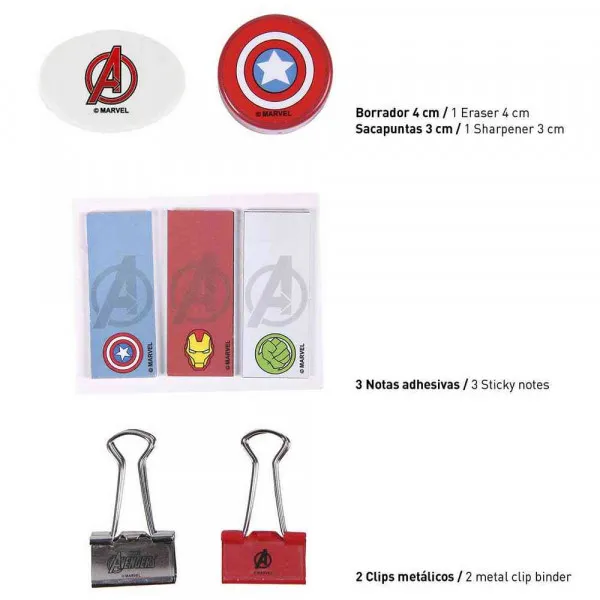 CERDA AVENGERS SKOLSKI SET 