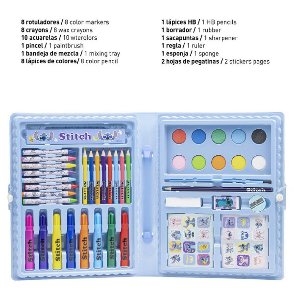 CERDA SLOLSKI SET ZA CRTANJE U KUTIJI STITCH