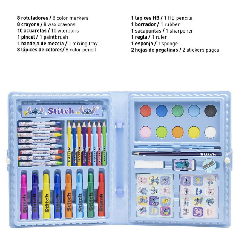 CERDA SLOLSKI SET ZA CRTANJE U KUTIJI STITCH