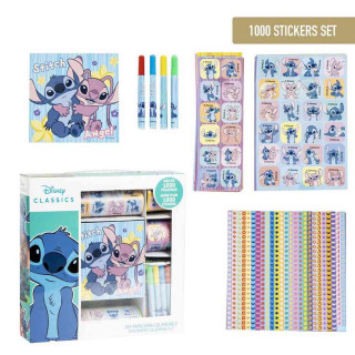 CERDA SET ZA CRTANJE SA STIKERIMA STITCH 