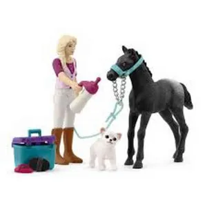 SCHLEICH SET SA ZDREBETOM