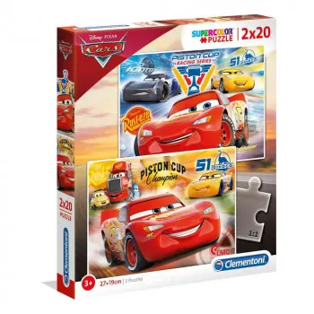 CLEMENTONI PUZZLE 2X20 CARS 3 