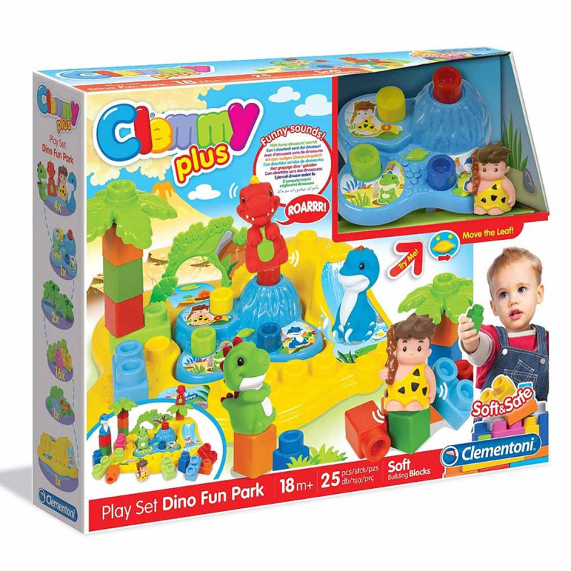CLEMMY PLUS KOCKE DINO PARK SET