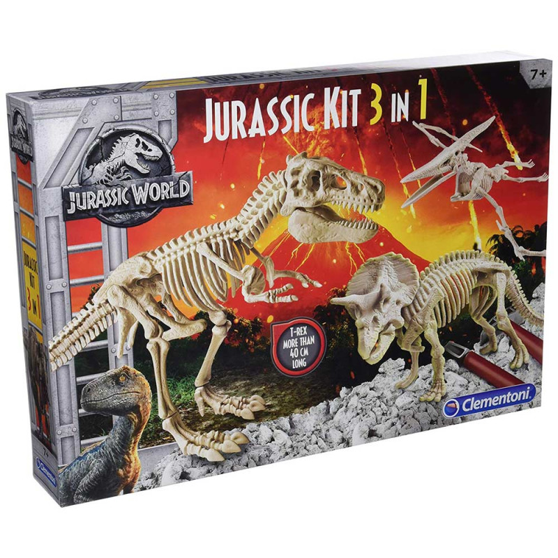 CLEMENTONI JURASTIC 3 U 1 SET 