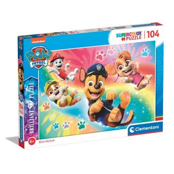 CLEMENTONI PUZZLE 104 PAW PATROL BRILLIANT 