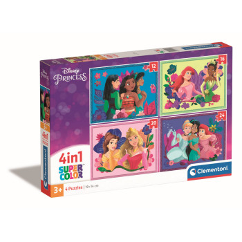 CLEMENTONI PUZZLE 4 U 1 DISNEY PRINCESS 