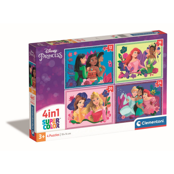 CLEMENTONI PUZZLE 4 U 1 DISNEY PRINCESS 