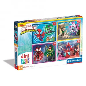 CLEMENTONI PUZZLE SPAJDI I NJEGOVI NEVEROVATNI PRIJATELJI 4 U 1 