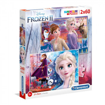 CLEMENTONI PUZZLE 2X60 FROZEN 2 