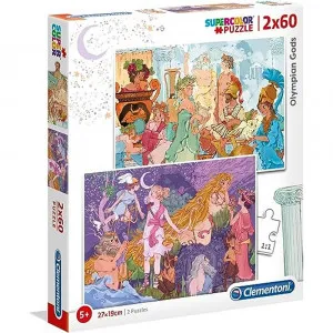 CLEMENTONI PUZZLE 2X60 OLYMPIAN GODS - NOLI =2020=