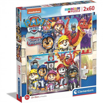 CLEMENTONI PUZZLE 2X60 PAW PATROL 