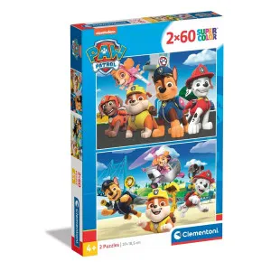 CLEMENTONI PUZZLE 2X60 PAW PATROL
