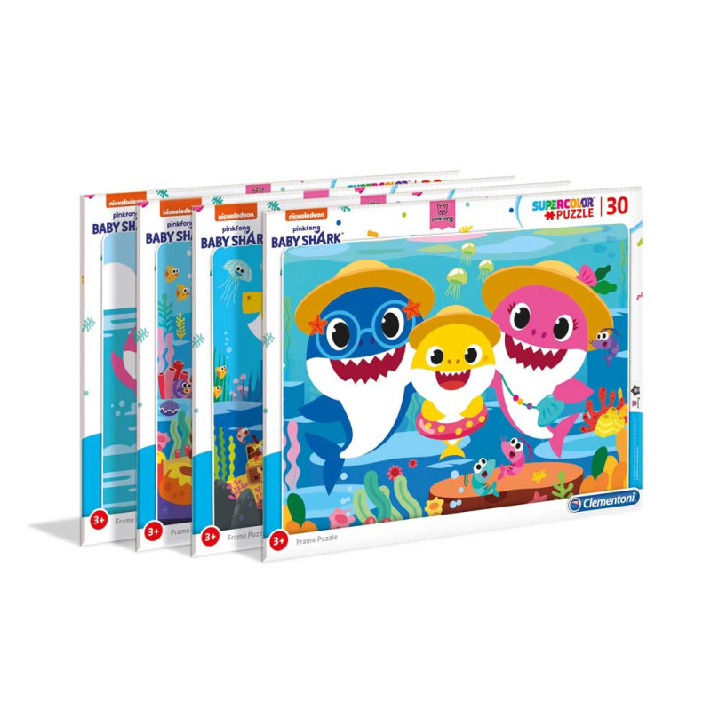 CLEMENTONI PUZZLE 30 FRAME BABY SHARK