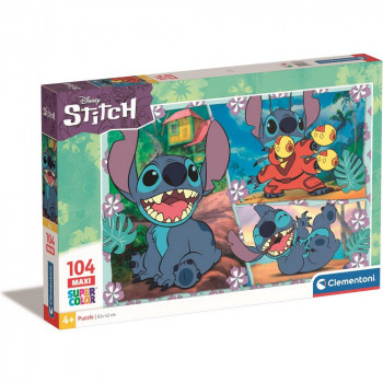 CLEMENTONI PUZZLE 104 MAXI DISNEY STICH 