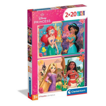 CLEMENTONI PUZZLE 2X20 DISNEY PRINCESS 2025 