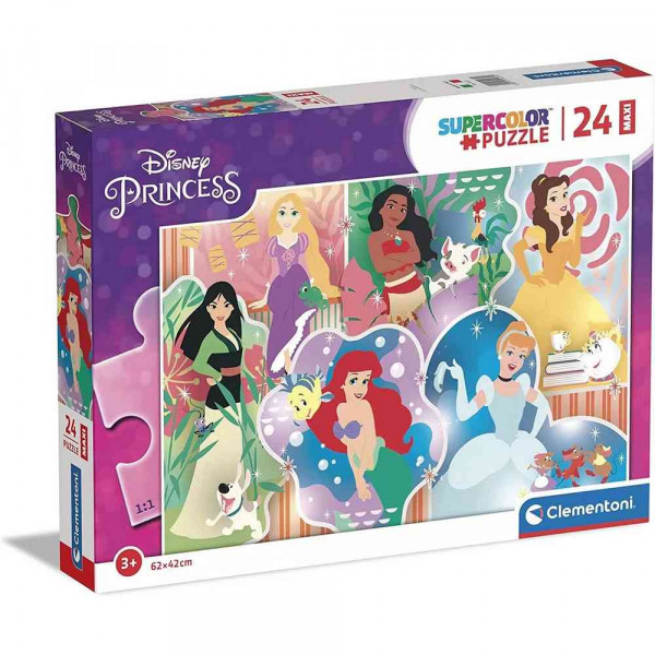 CLEMENTONI PUZZLE  24 MAXI PRINCESS 
