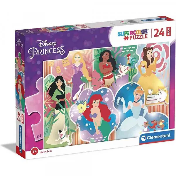 CLEMENTONI PUZZLE  24 MAXI PRINCESS 