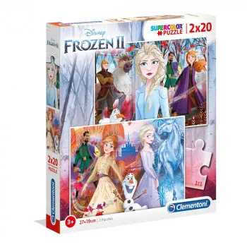 CLEMENTONI PUZZLE 2X20 FROZEN 2 