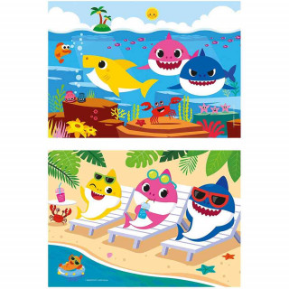 CLEMENTONI PUZZLE 2X20 BABY SHARK