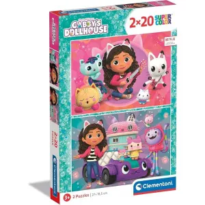 CLEMENTONI PUZZLE 2X20 GABBY'S DOLLHOUSE