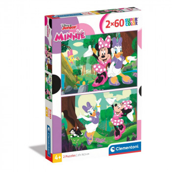 CLEMENTONI PUZZLE 2X60 DISNEY MINNIE 
