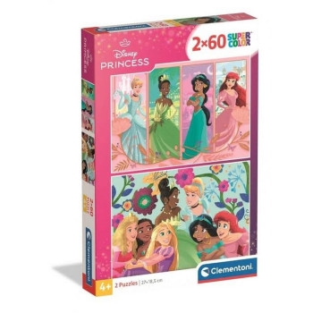 CLEMENTONI PUZZLE 2X60 DISNEY PRINCESS 2025 