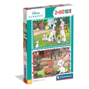 CLEMENTONI PUZZLE DISNEY KLASICI 2X60 DELOVA 