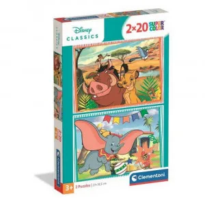 CLEMENTONI PUZZLE DISNEY KLASICI 2X20 DELOVA 