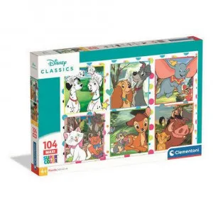 CLEMENTONI MAXI PUZZLE DISNEY KLASICI 104 DELA 