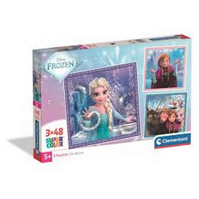 CLEMENTONI PUZZLE 3X48 SQUARE FROZEN 2025 