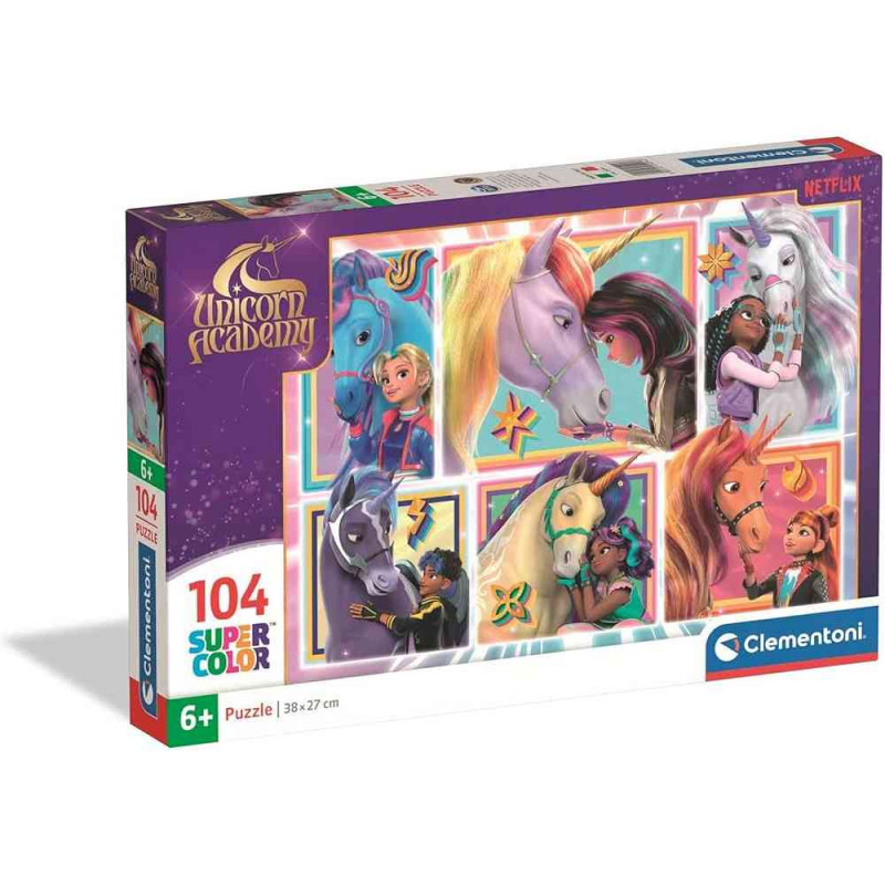 CLEMENTONI PUZZLE 104 UNICORN ACADEMY -3- 2025 