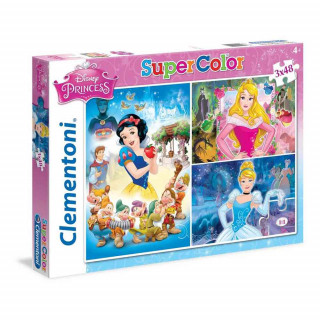 CLEMENTONI PUZZLE 3X48 DISNEY PRINCESS