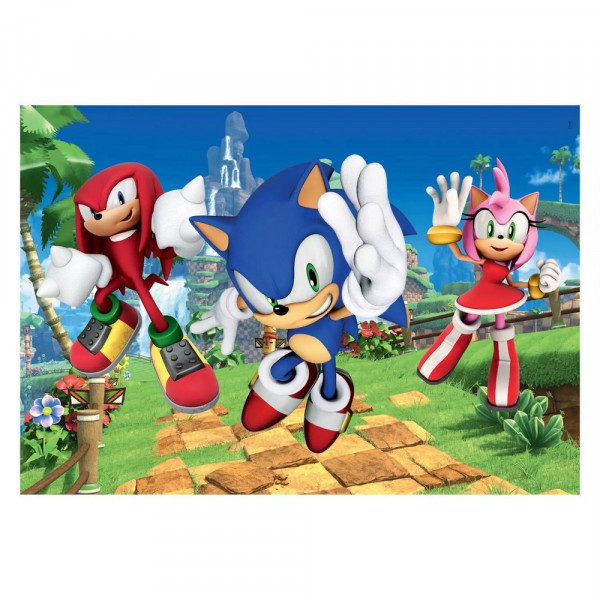 CLEMENTONI PUZZLE 3X48 SONIC