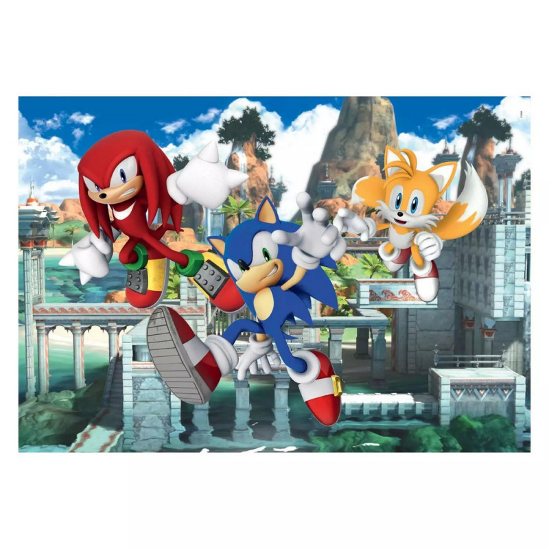 CLEMENTONI PUZZLE 3X48 SONIC