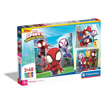 CLEMENTONI PUZZLE 3X48 SPIDEY I NJEGOVI NEVEROVATNI PRIJATELJI 