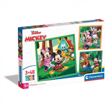 CLEMENTONI PUZZLE 3X48 SQUARE MICKEY AND FRIENDS 